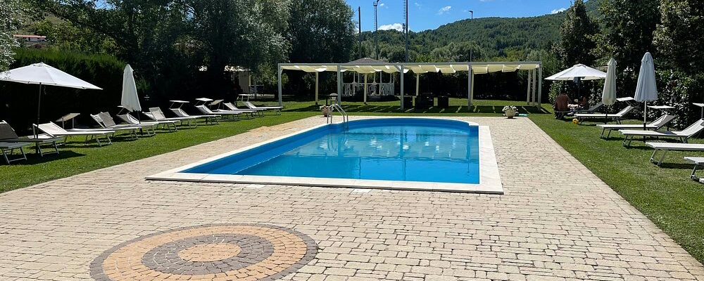 Piscina estiva dell’Agriturismo Cupello a Cagnano Amiterno